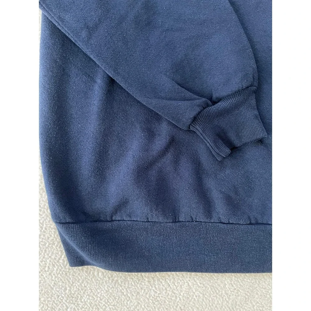 Jerzees Mens Extra Large Sweatshirt Navy Blue Vintage 90s‎ NuBlend Made in USA